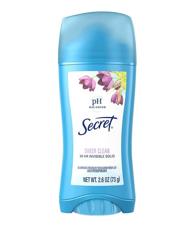 SECRET | ORIGINAL INVISIBLE SOLID DEODORANT SHEER CLEAN